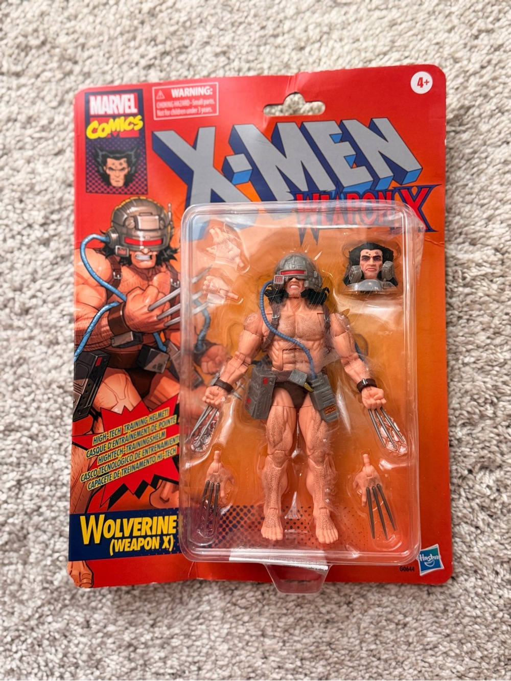 Marvel Wolverine (Weapon X) Action Figure - Orange, Tan & Black